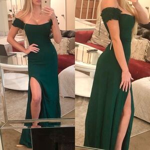 Reformation Gimlet Dress Emerald 0 NWT